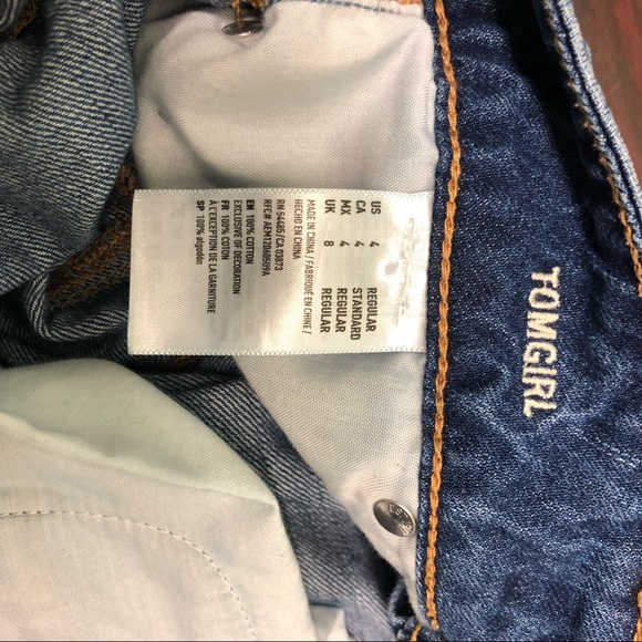 American Eagle TomGirl Jeans | Size 4 Regular - Picture 8 of 8